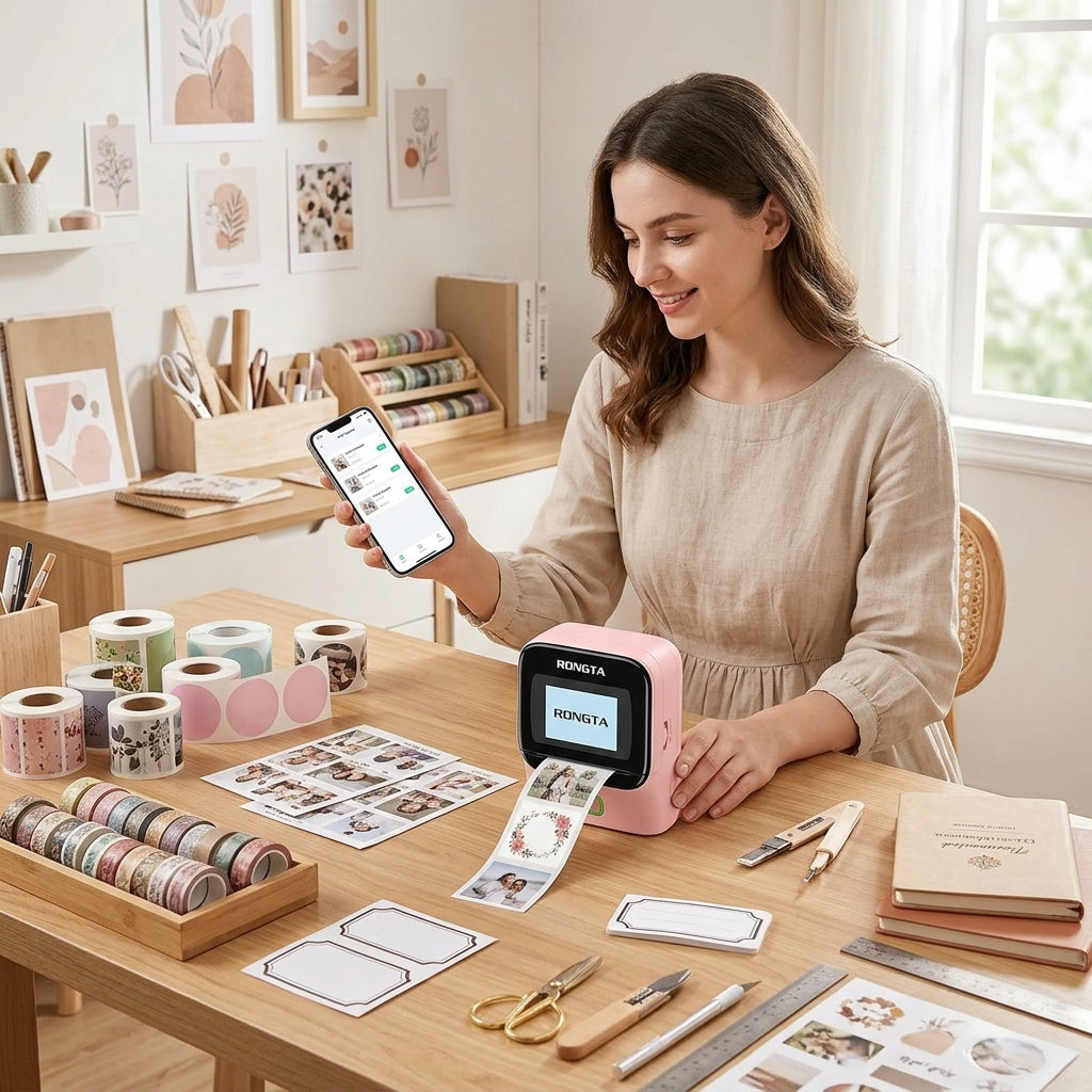 Print photos and make stickers at home