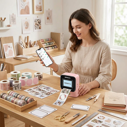 Mini Sticker Printer - Portable Label Maker